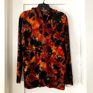 Melodia Designs Tie-Dye Zip-Up Hoodie